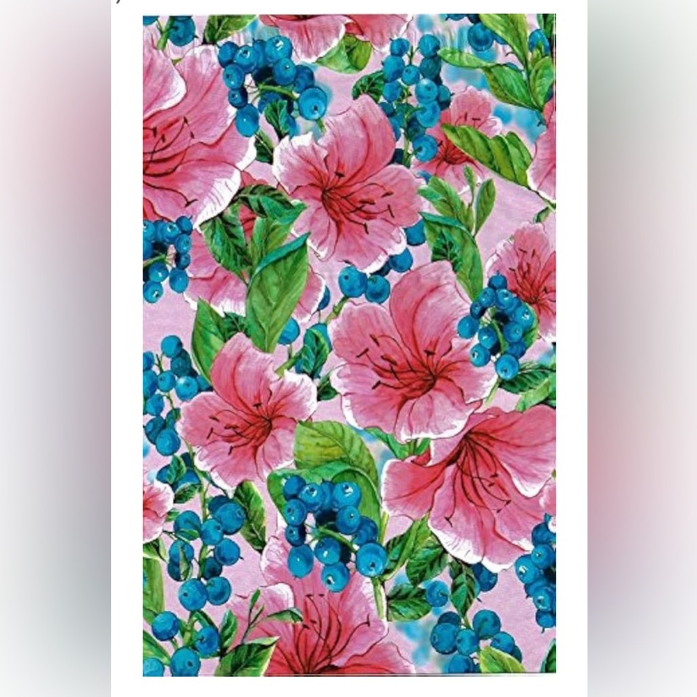 20 10x13 Pink Tropical Flowers Designer Poly Mailers Envelopes Custom Bags - Picture 2 of 2